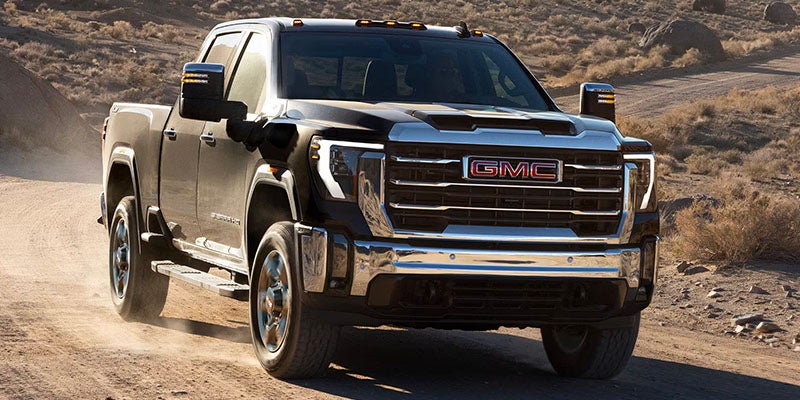 A black Sierra off road riding