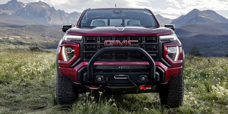 2026 GMC Canyon AT4 truck showcasing rugged off-road capability in Opelika, AL