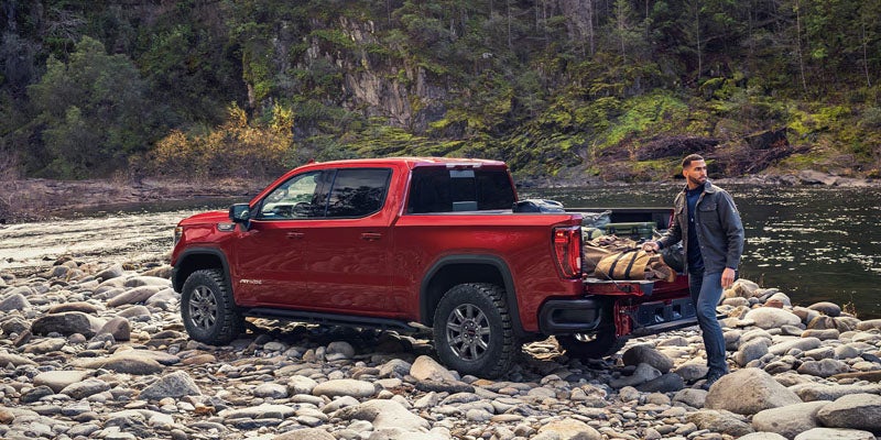2026 GMC Sierra 1500 demonstrating rugged off-road capability and all-terrain performance near Opelika, AL