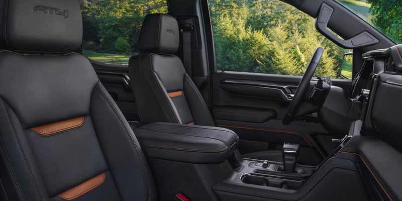 2026 GMC Sierra 1500 premium interior with spacious seating and refined cabin comfort at Glynn Smith GMC