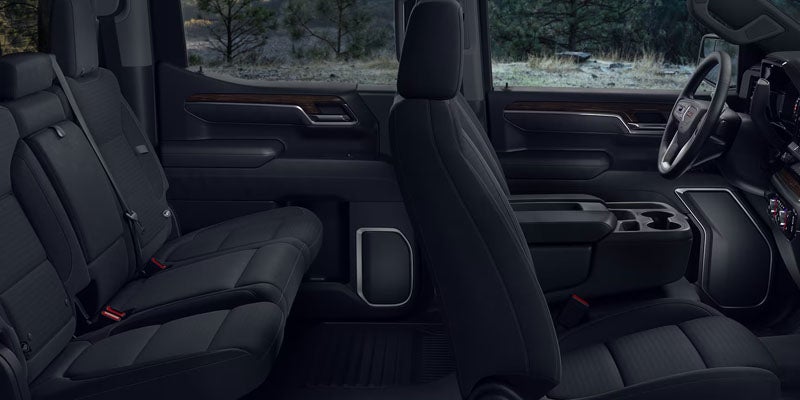 2026 GMC Sierra 1500 spacious rear cabin with premium seating and exceptional passenger comfort