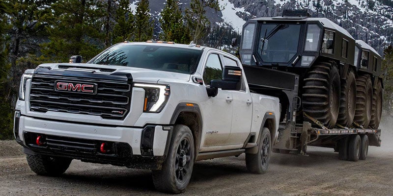 2026 GMC Sierra 2500 HD showcasing available trim levels and rugged capability in Opelika, AL