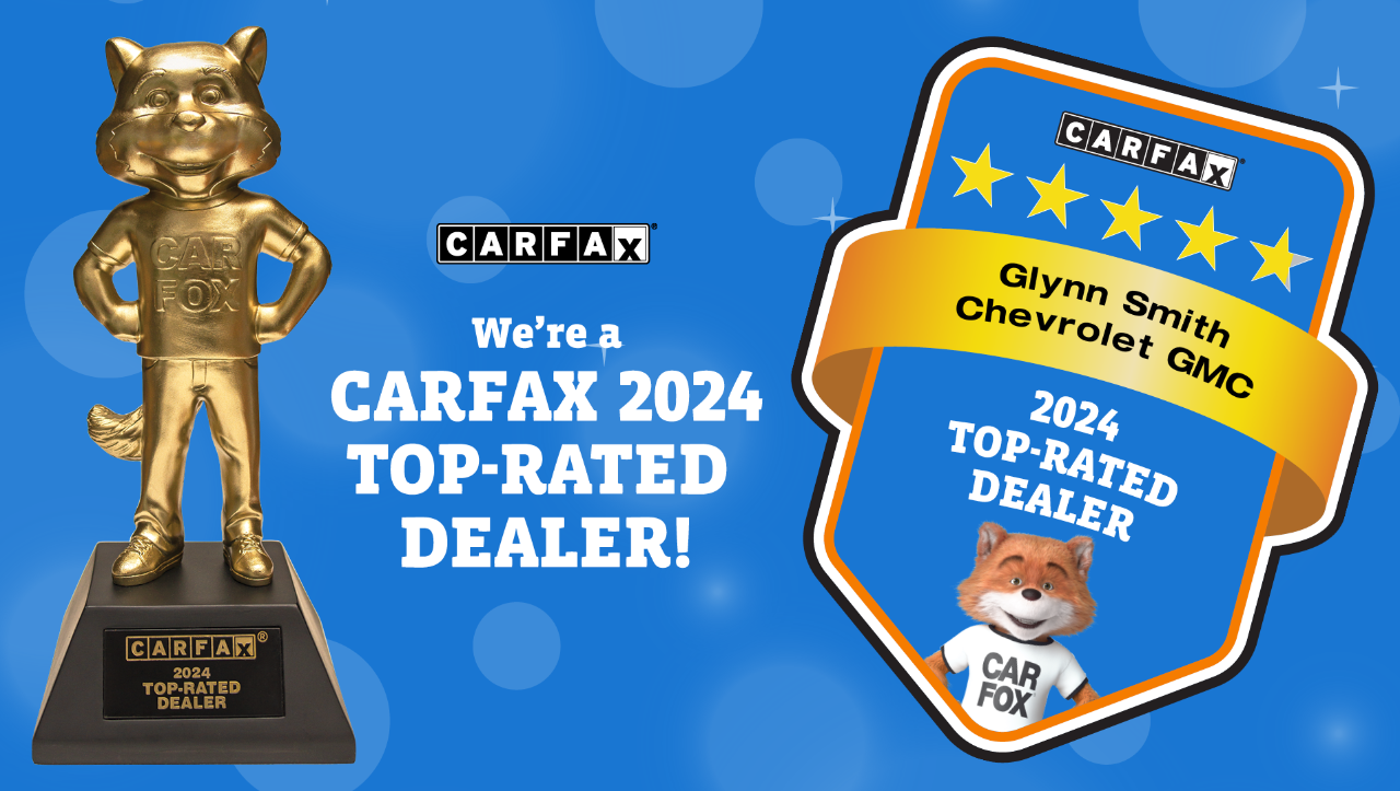 Glynn Smith GMC is a Carfax 2024 Top-Rated dealer